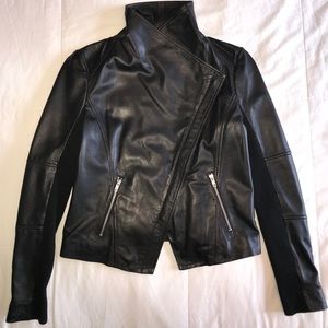 Trouvé Black Genuine Leather Jacket